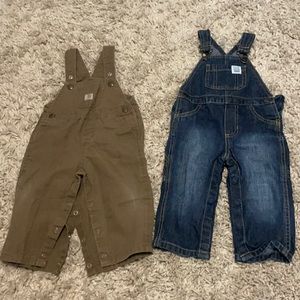 12 month overalls - Carhartt and Carter’s